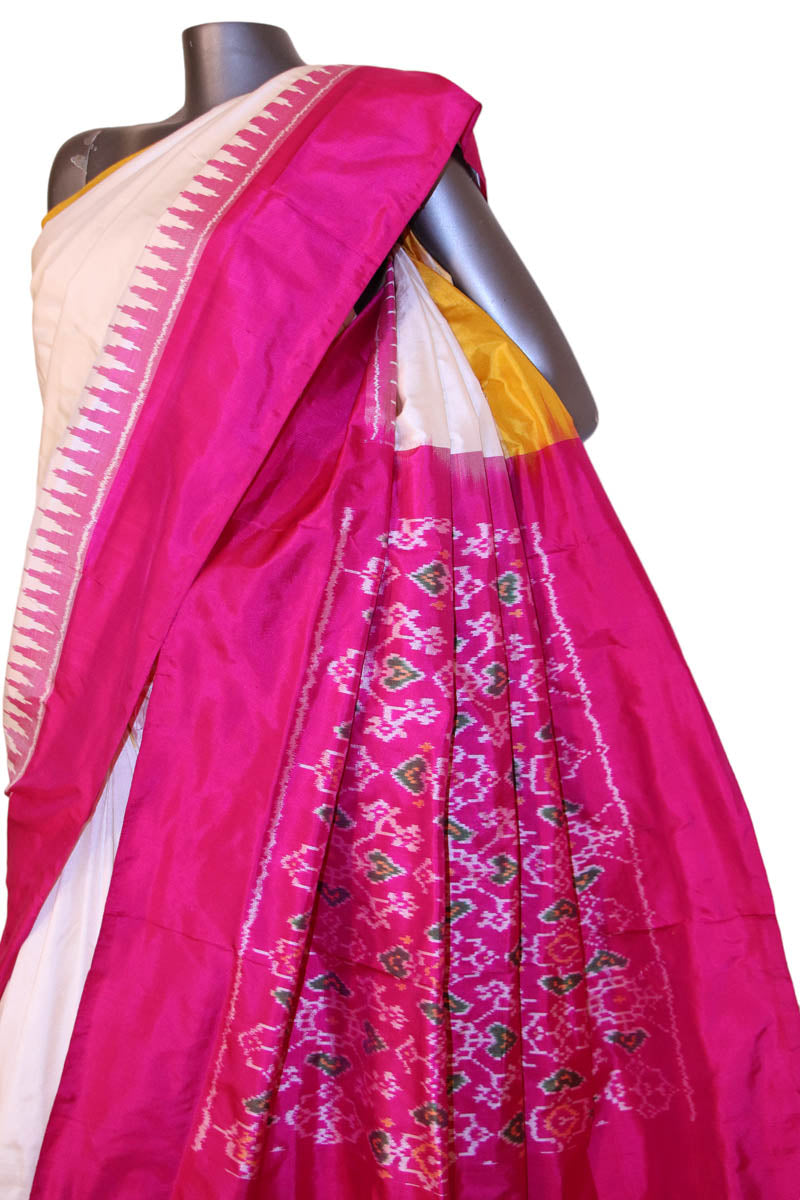 Handloom Ikat Patola Silk Saree AJ202841
