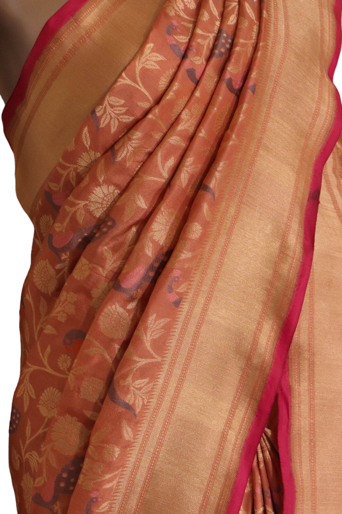 Grand Floral Wedding Banarasi Silk Saree AJ206320