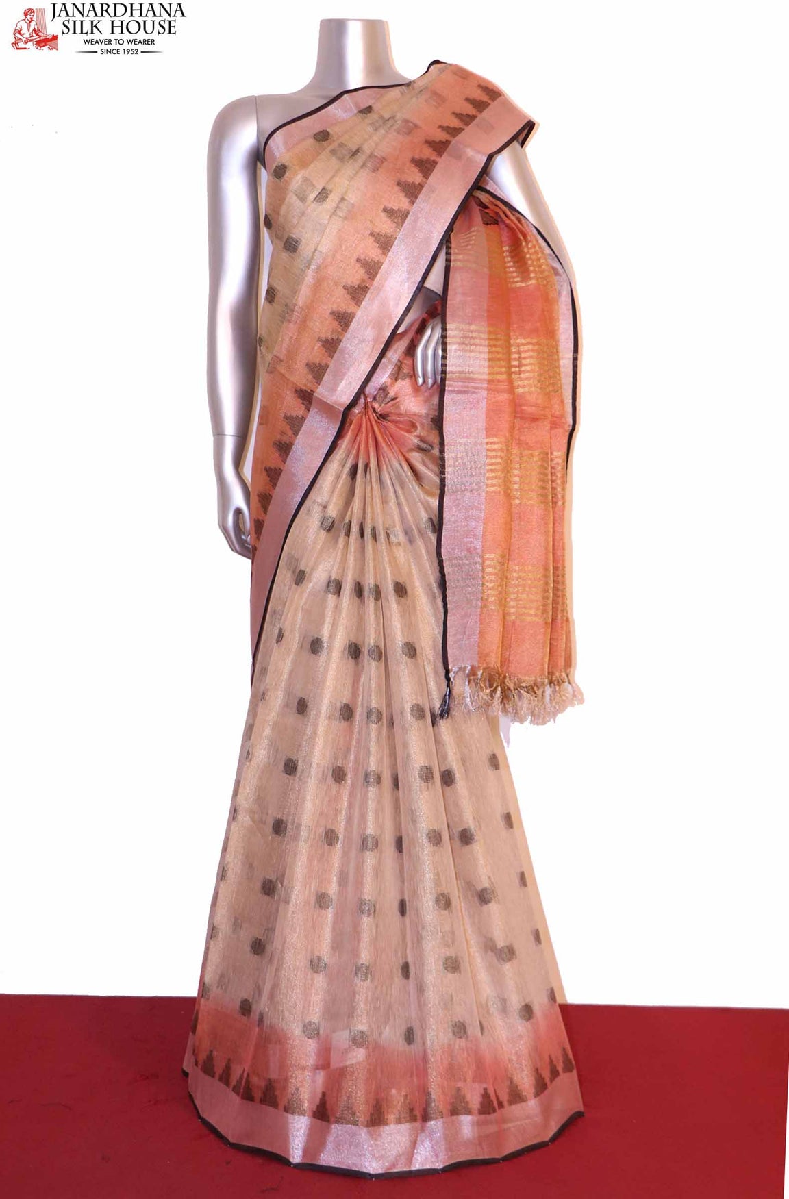 Designer Art Tussar Silk Saree AG209645