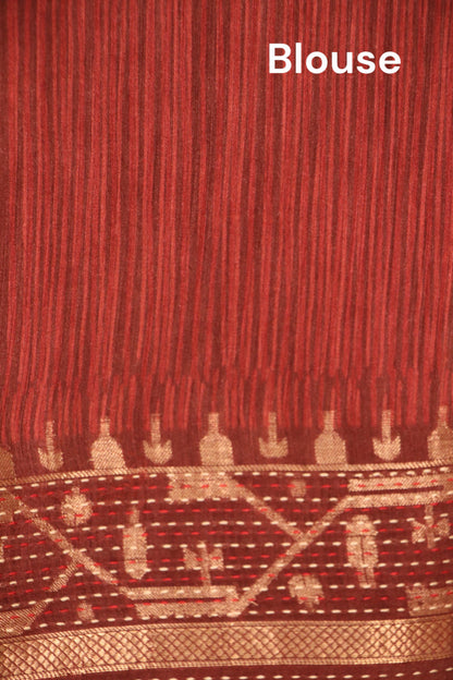 Designer Pure Tussar Silk Saree AJ207689