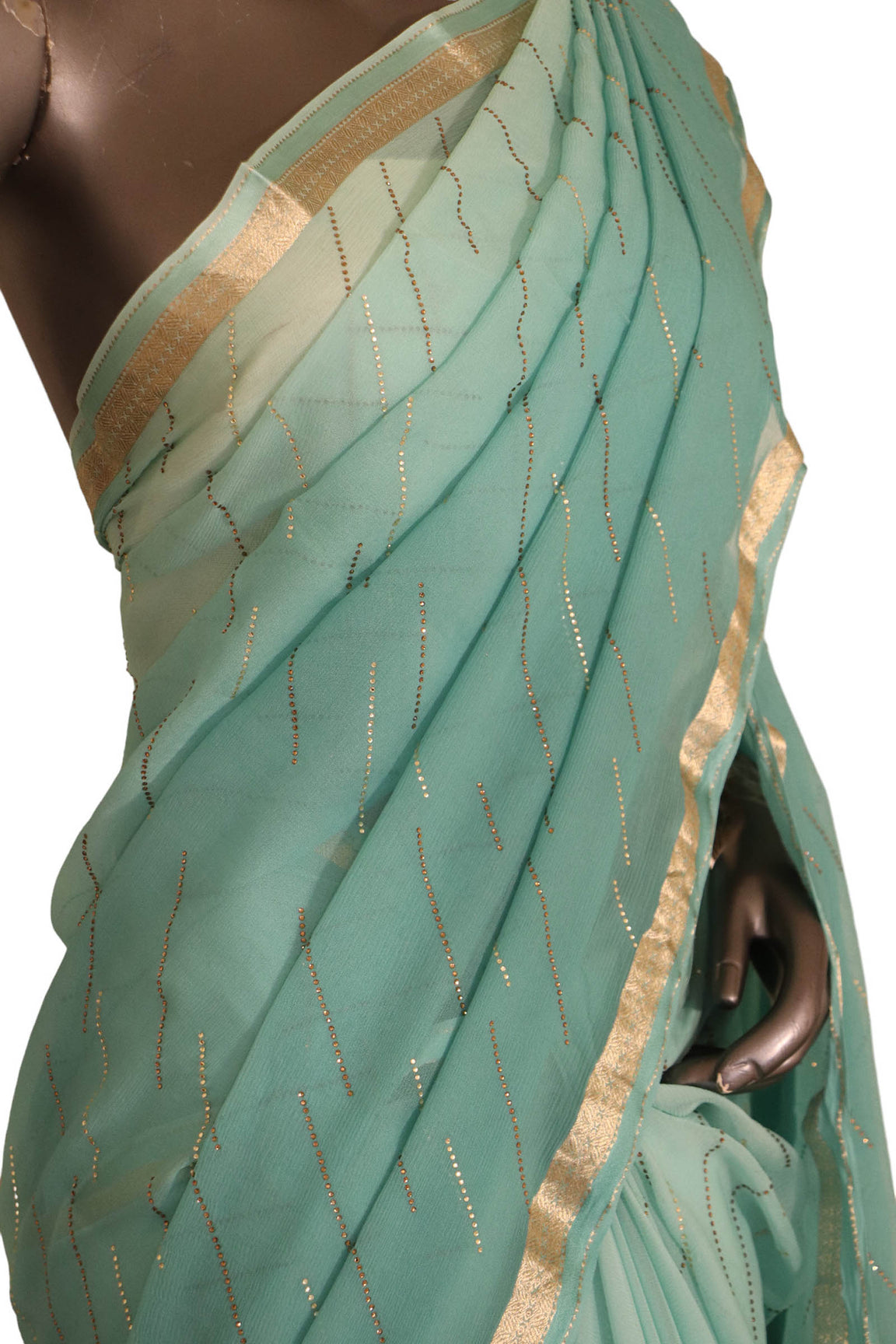 Designer Shaded Party Wear Pure Silk Chiffon AJ211835