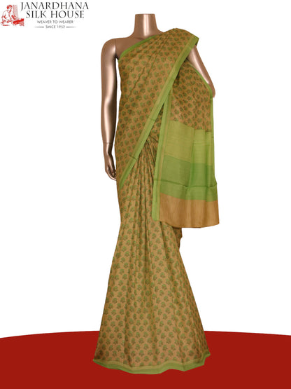 Floral Exclusive Printed Silk Saree AJ205428