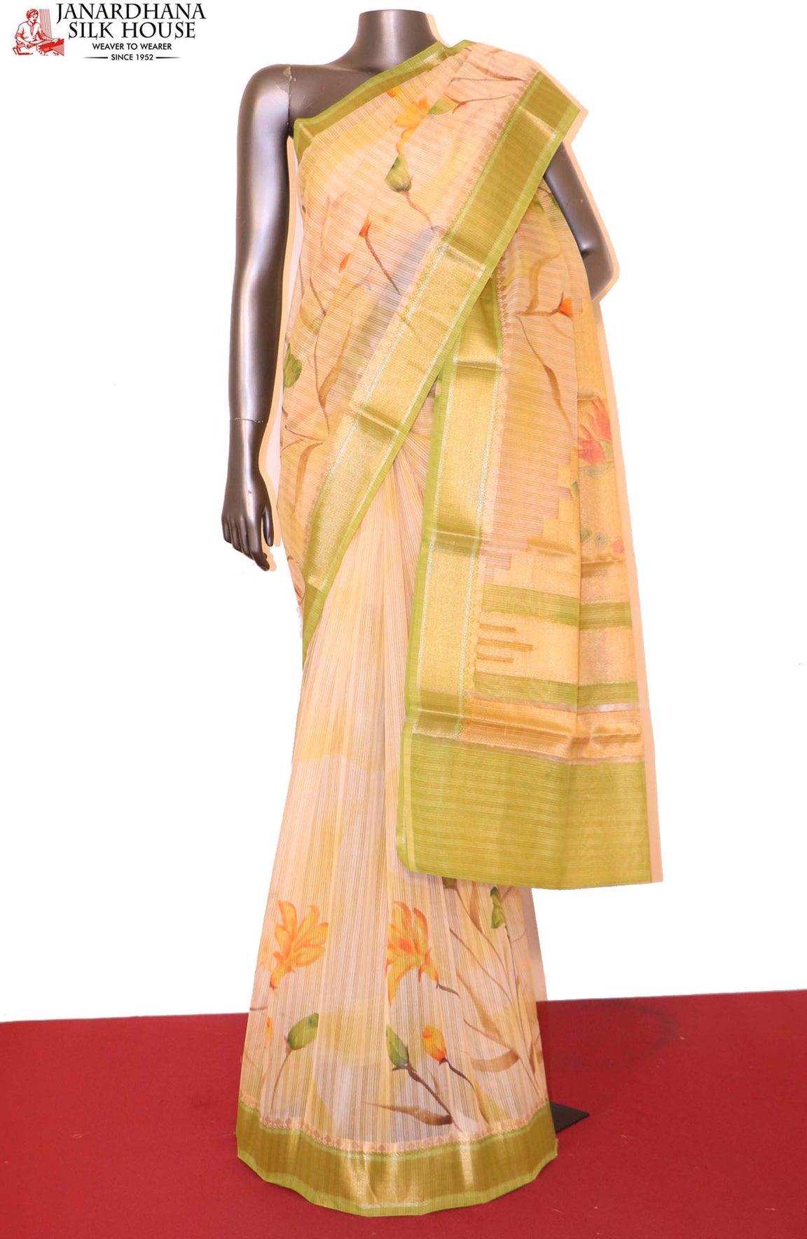Pure Printed Kota Cotton Saree AI204687
