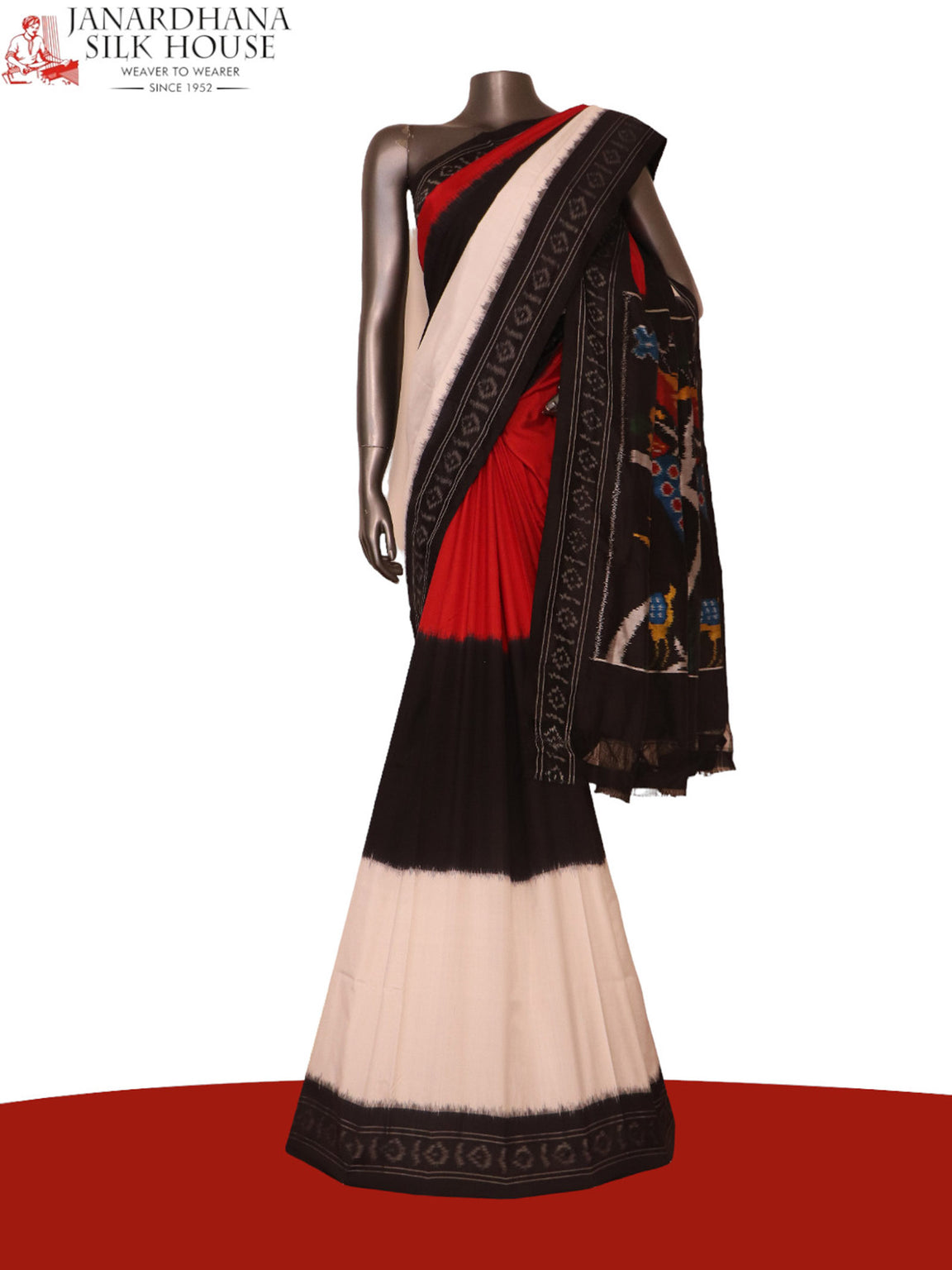 Exclusive Handloom Ikat Patola Silk Saree AJ212512