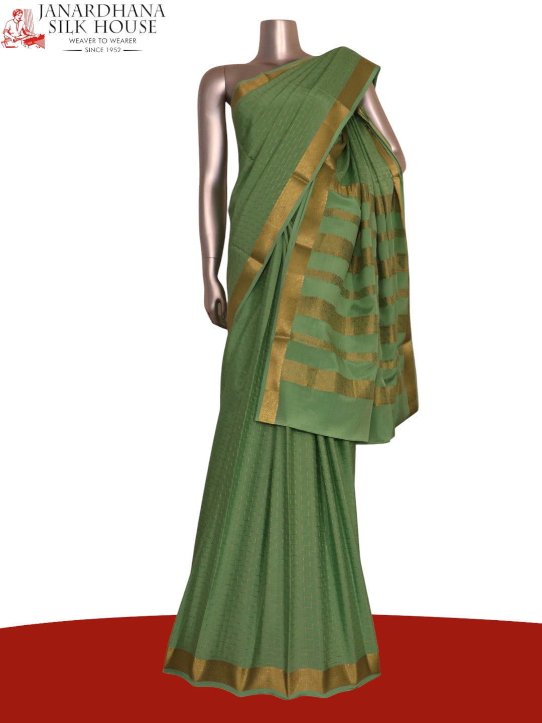 Pure Mysore Crepe Silk Saree AK210598