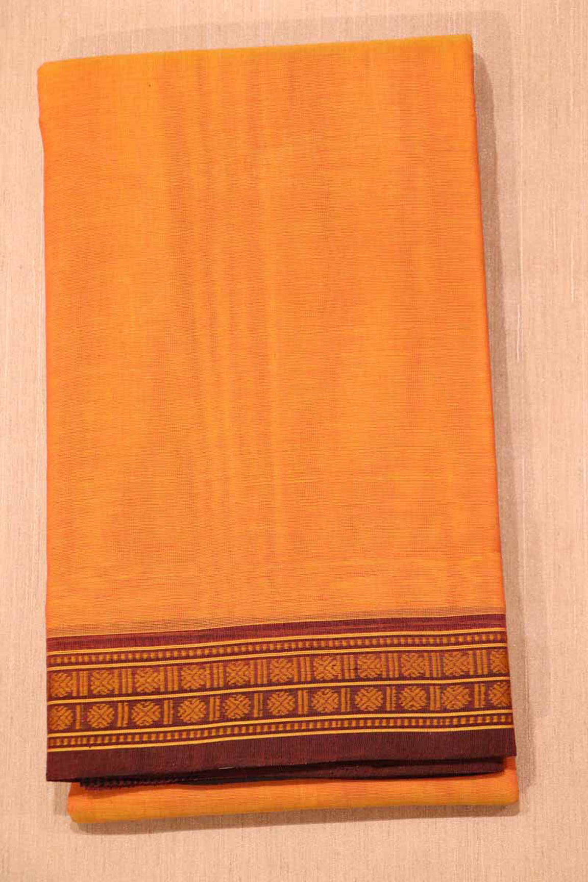 Handloom Pure Kanchi Cotton Saree AI200778