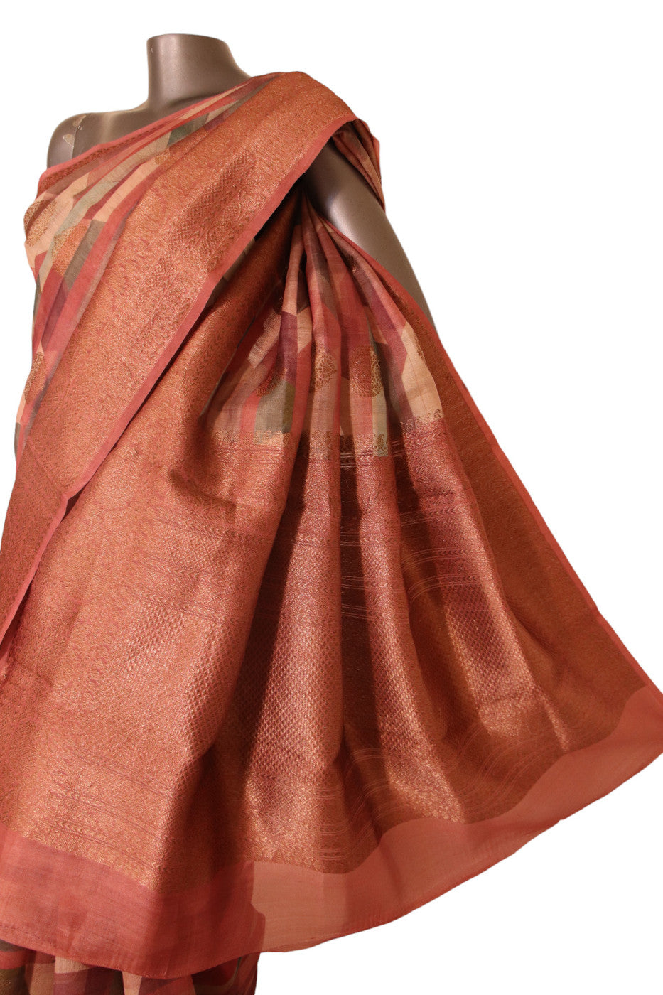 Designer Pure Tussar Silk Saree AJ210424
