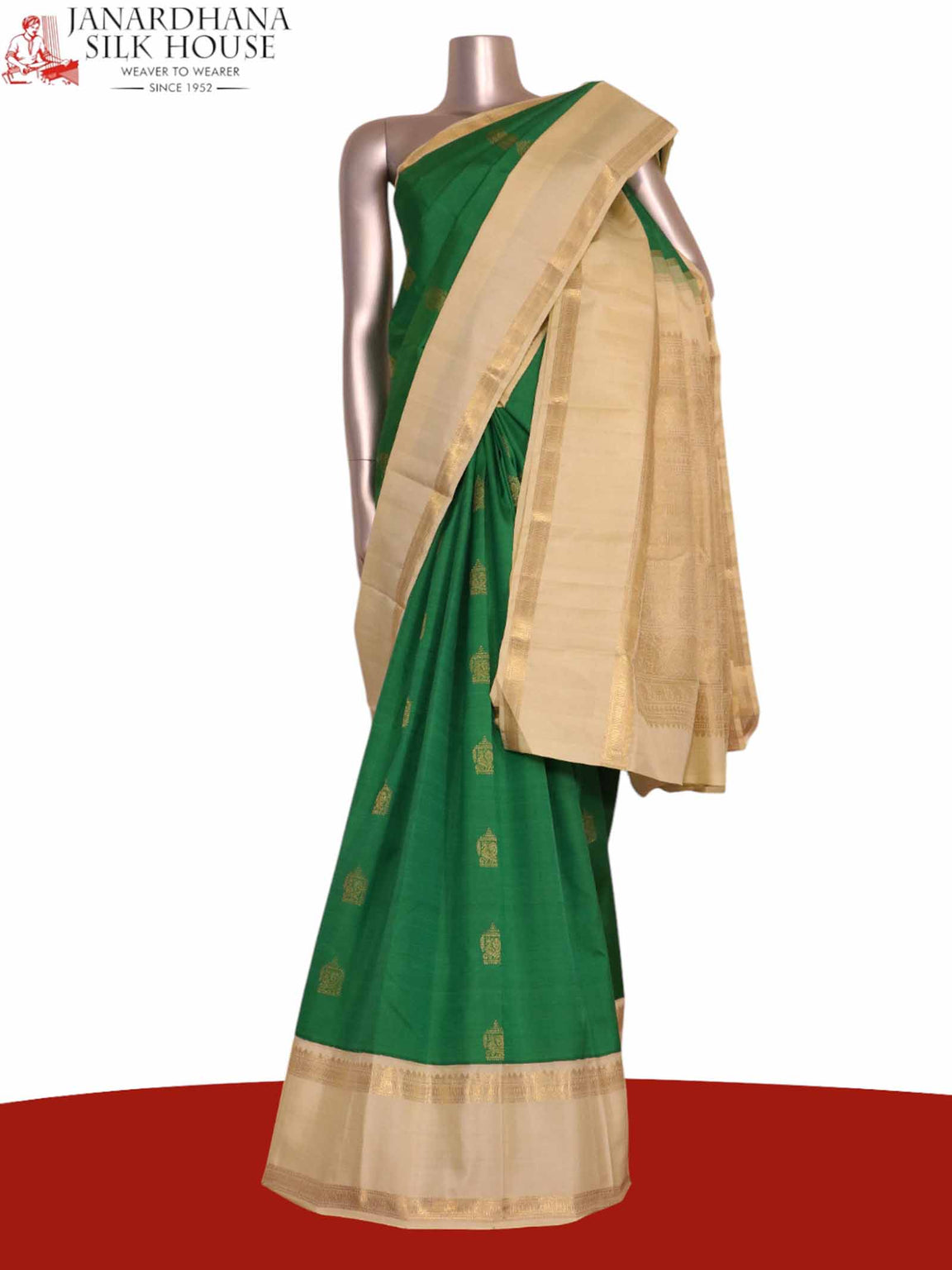 Pure Handloom Kanjeevaram Silk Saree AK211018