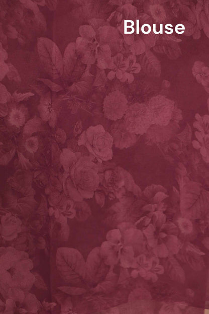 Designer Exclusive Floral Pure Georgette Silk Saree AK202010