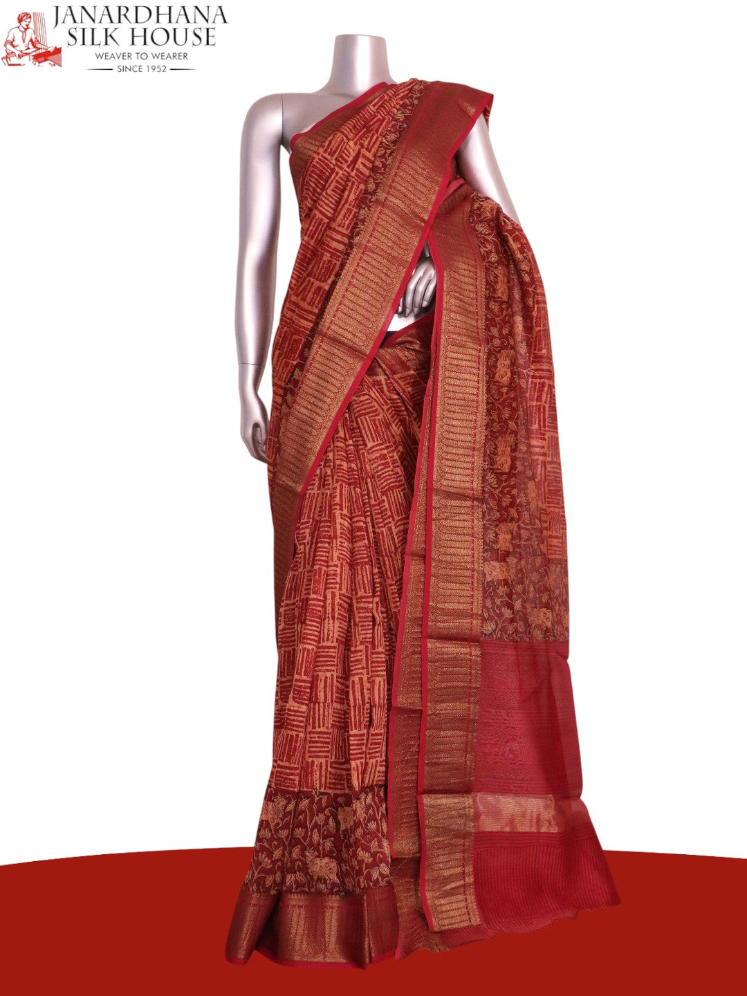 Exclusive Pure Chanderi Cotton Saree AL205675