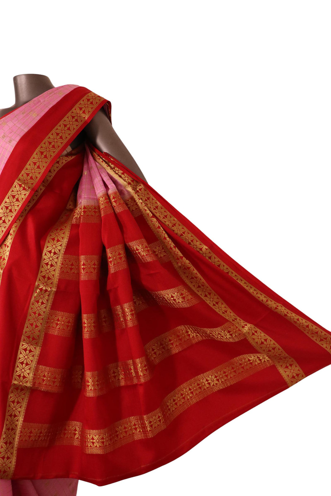 Pure Mysore Crepe Silk Saree AL200167