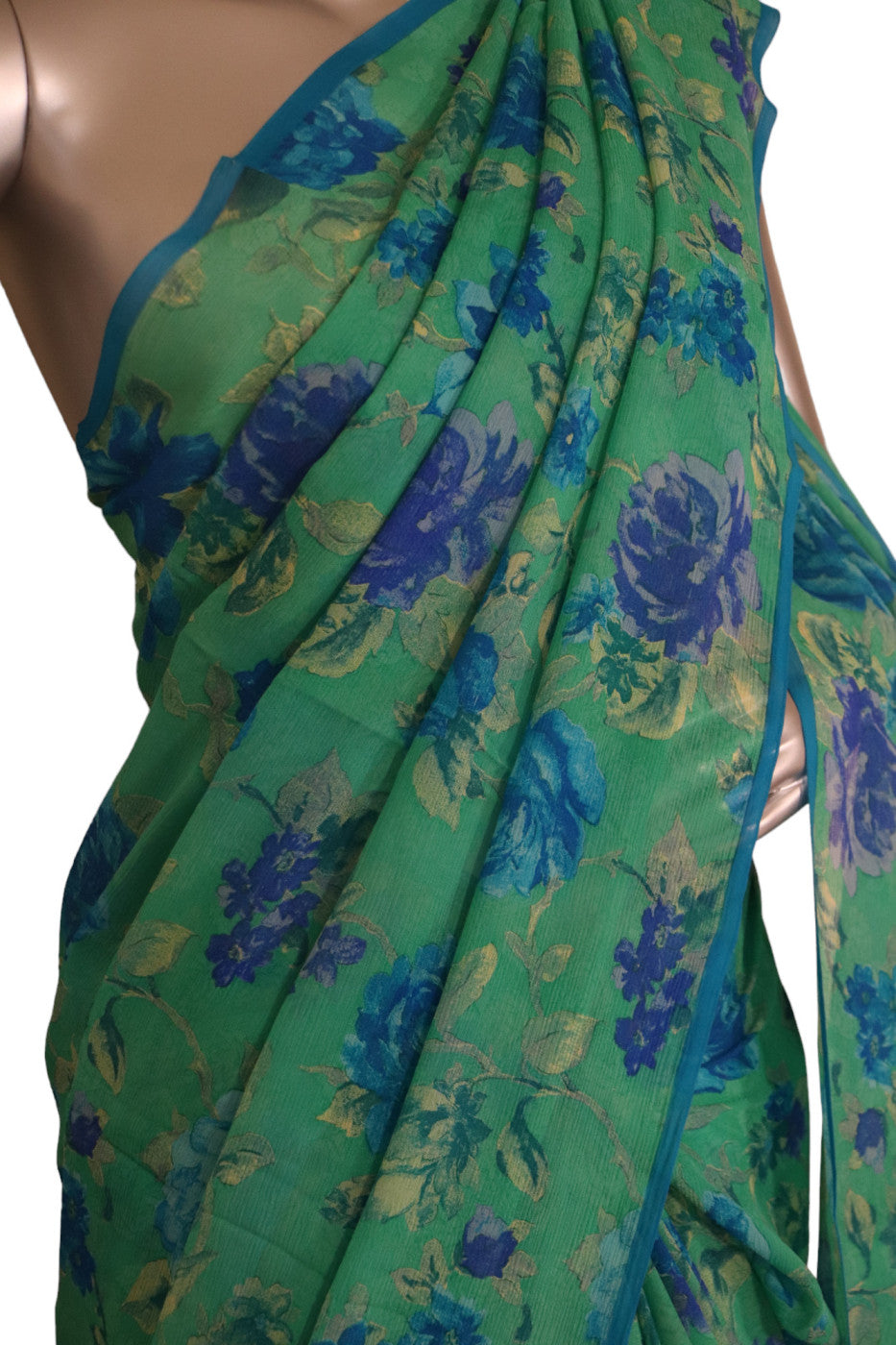 Exclusive Floral Pure Silk Chffion AJ205176