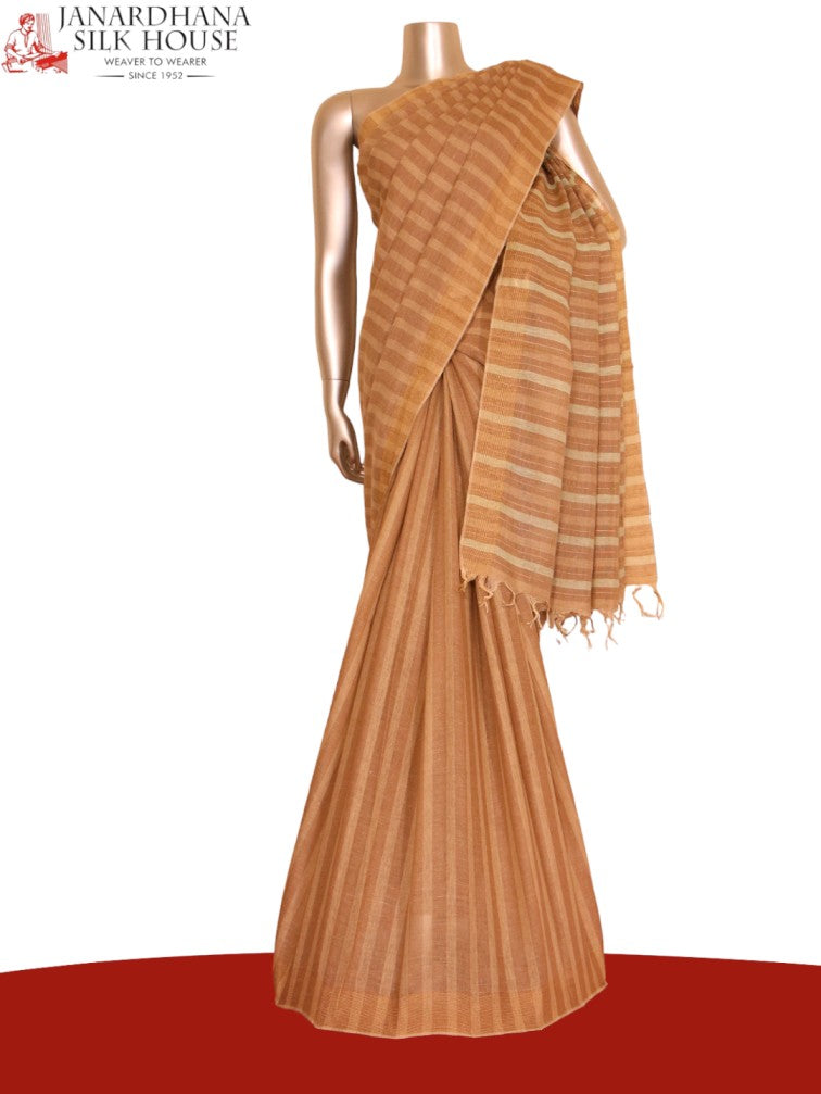 Handloom Pure Tussar Silk Saree AJ204634