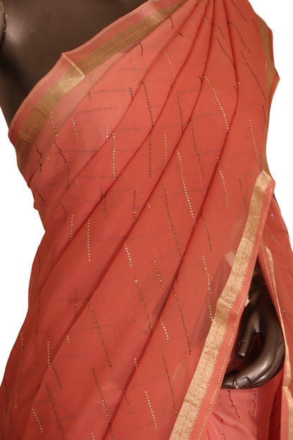 Designer Shaded Party Wear Pure Silk Chiffon AJ211837