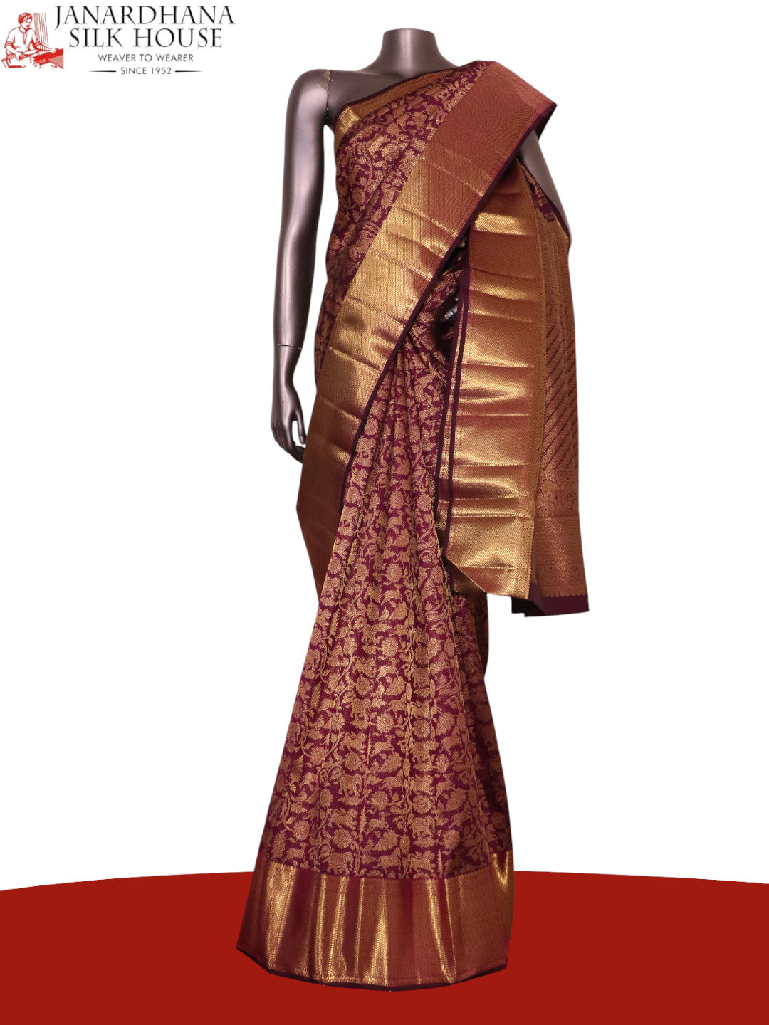 Pure Bridal Wedding Kanjeevaram Silk Saree AL202309