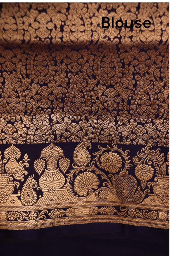 Exquisite Designer Wedding Banarasi Silk Saree AJ206384
