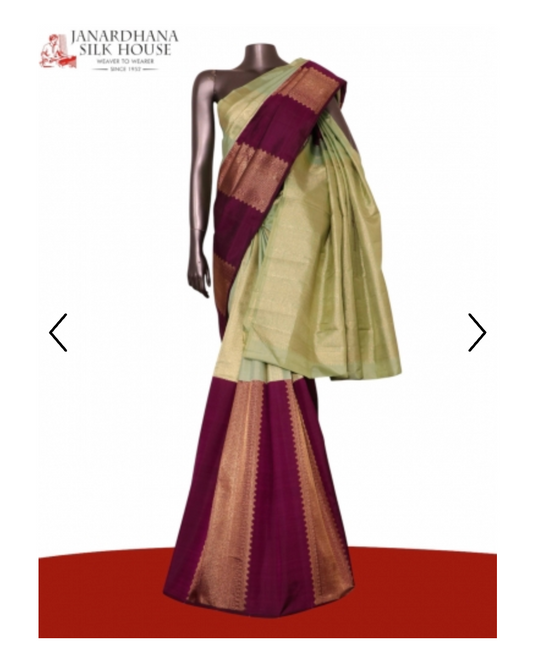 Pure Handloom Kanjeevaram Silk Saree AL202739