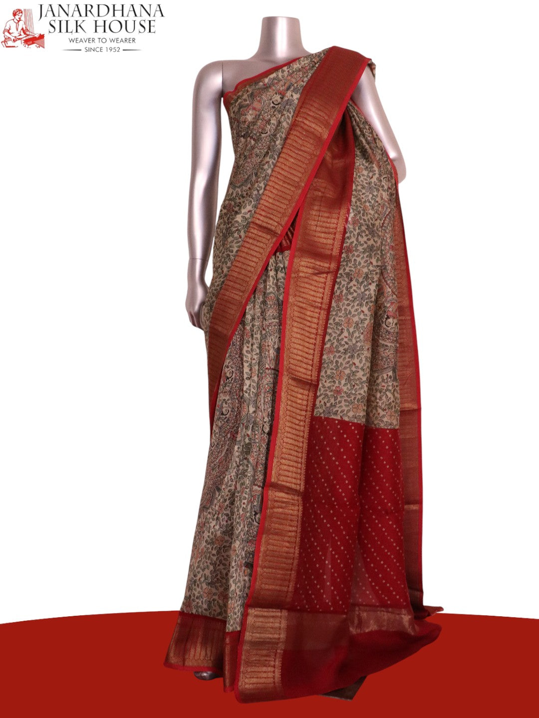 Exclusive Pure Chanderi Cotton Saree AL205638