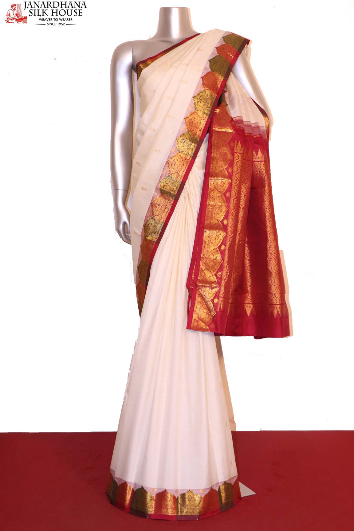 Handloom Pure Kanjeevaram Silk Saree AI212573