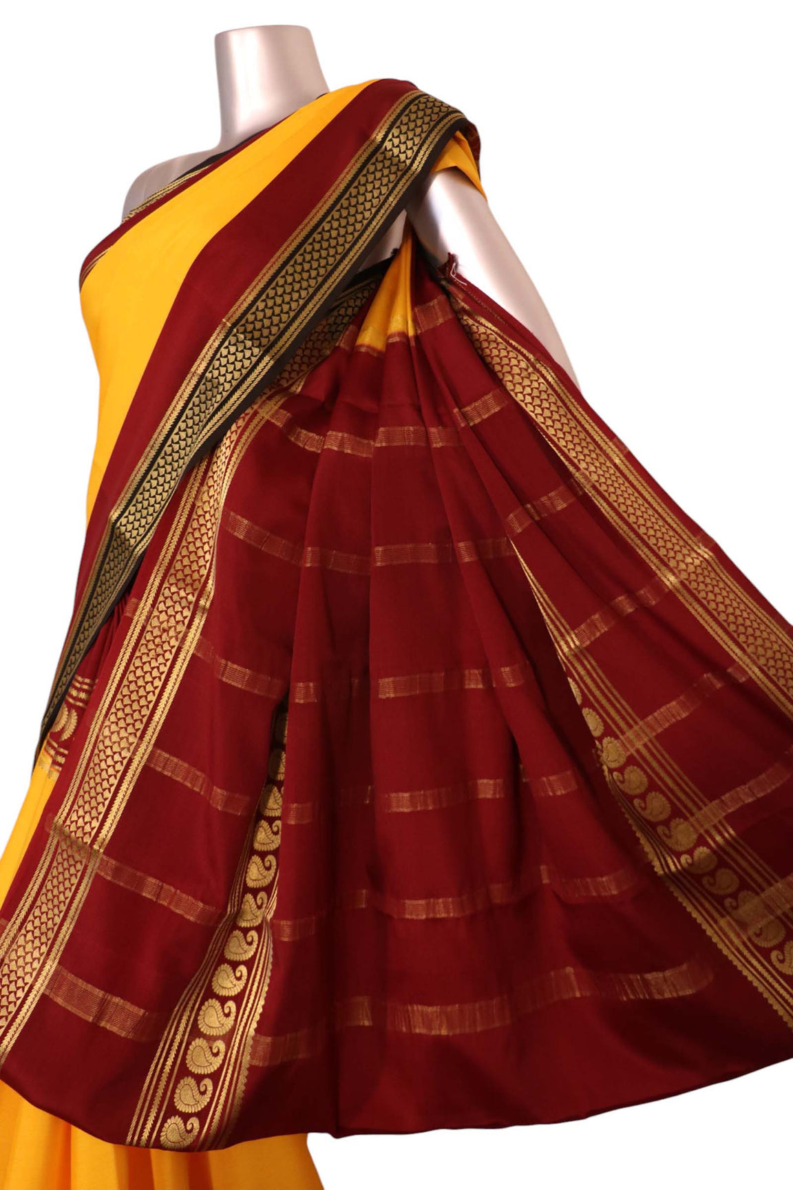 Pure Mysore Crepe Silk Saree AK212264