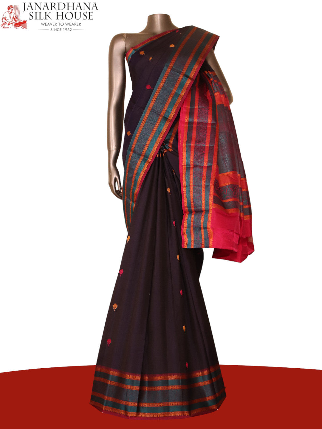 Traditional Thread Weave Kanjeevaram Silk Saree AJ212363