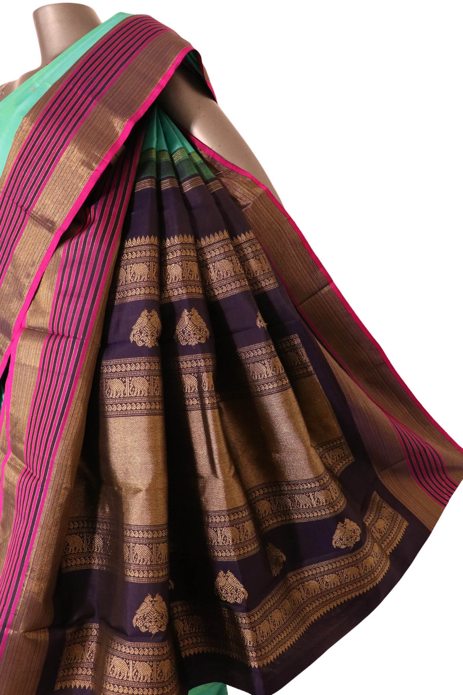 Handloom Wedding Kanjeevaram Silk Saree AJ202440
