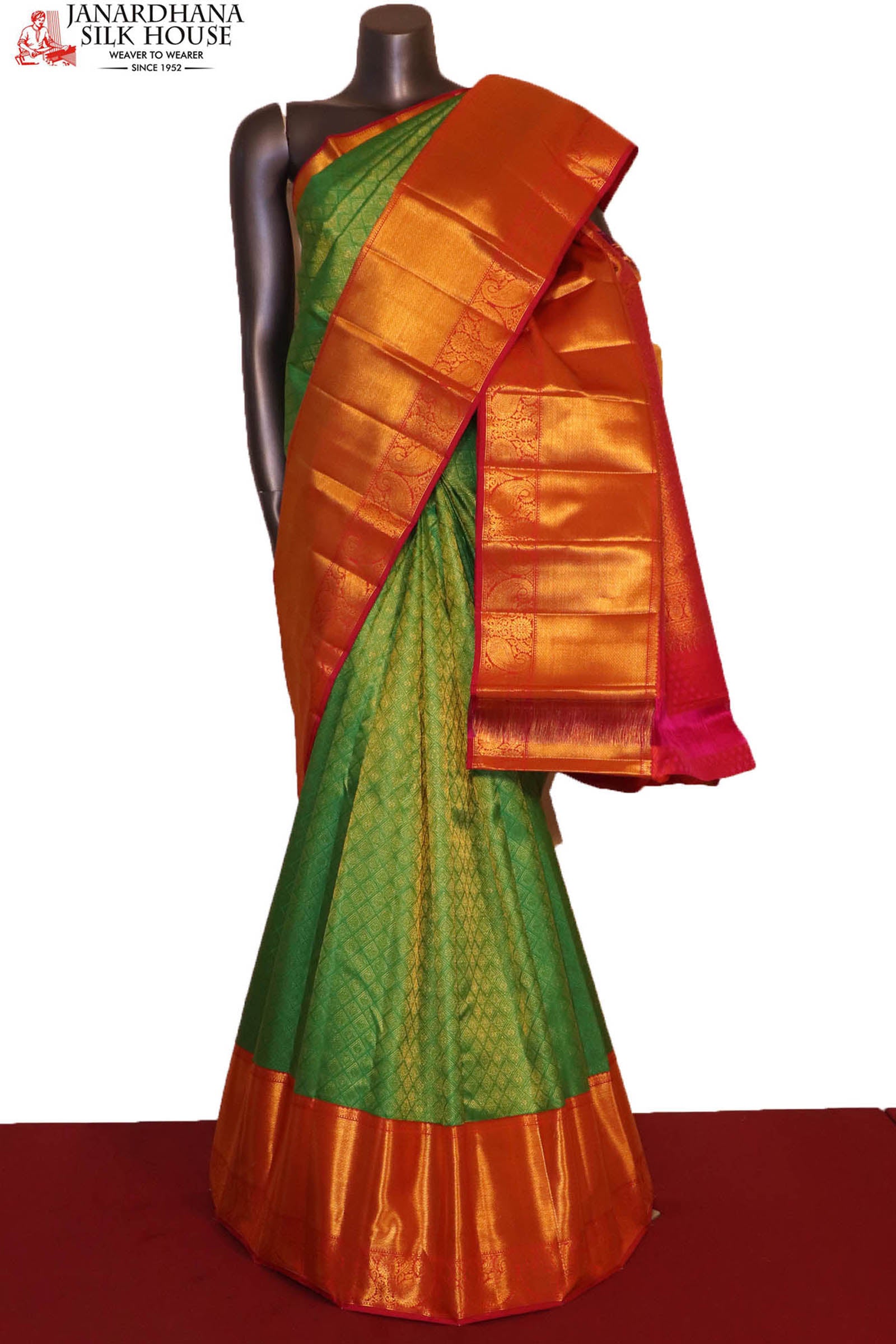 Grand Exclusive Wedding Kanjeevaram Silk Saree AG206232