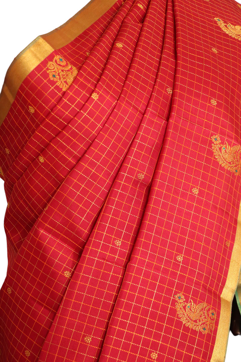 Handloom Kanjeevaram Silk Saree  AJ202800