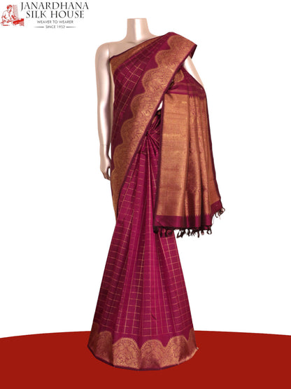 Handloom Wedding Kanjeevaram Silk Saree AJ203638