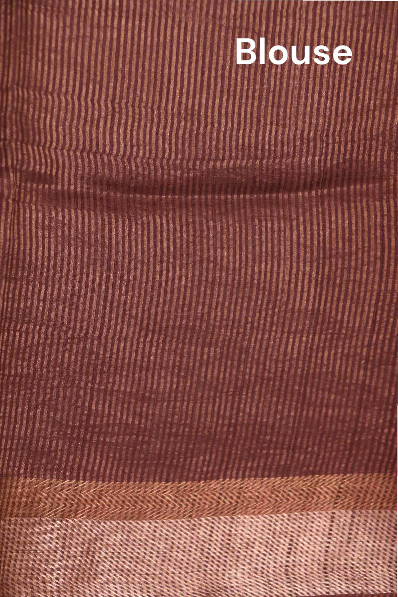 Pure Floral Tussar Silk Saree AK210625