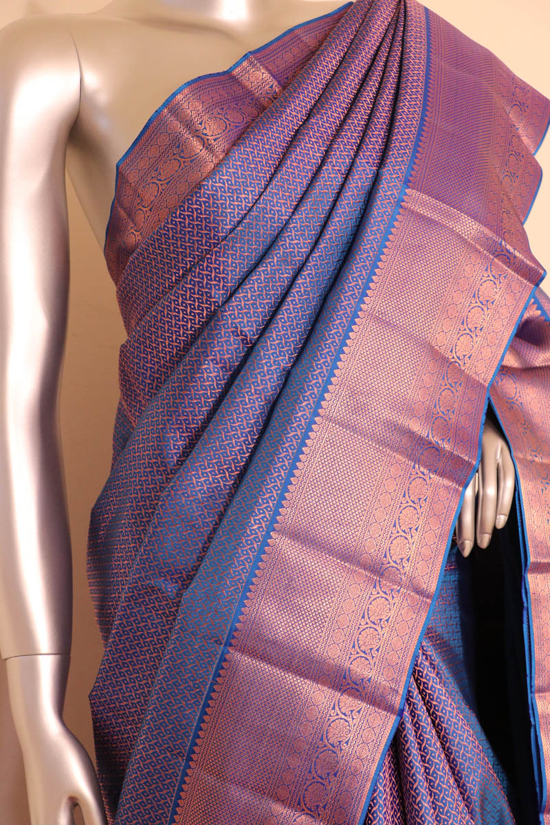 Exclusive Copper Kanjeevaram Silk Saree AH208604