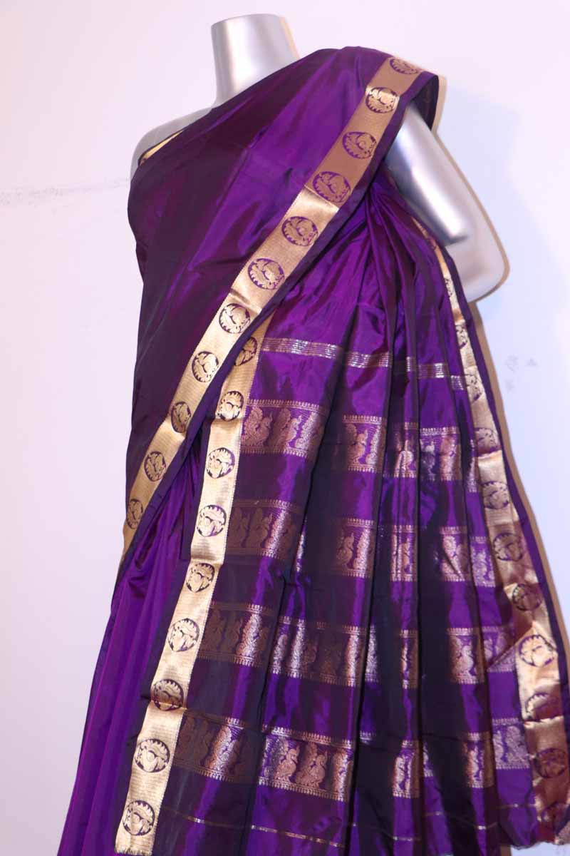 Traditional Art South Silk Saree AI201112