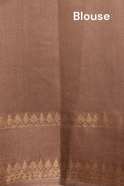 Pure Printed Zari Tussar Silk Saree AK208621