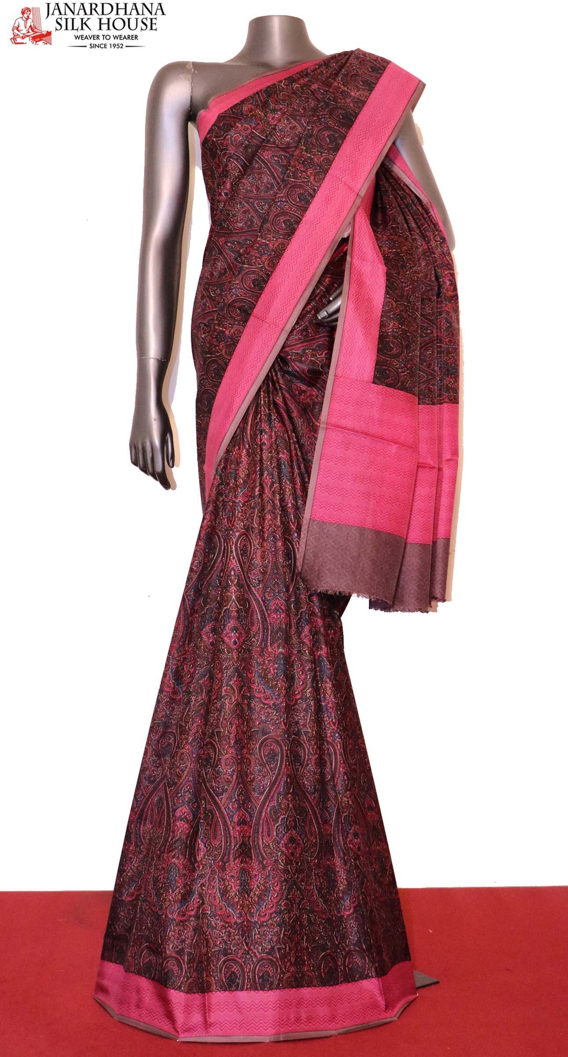 Floral Exclusive Printed Silk Saree AI208658
