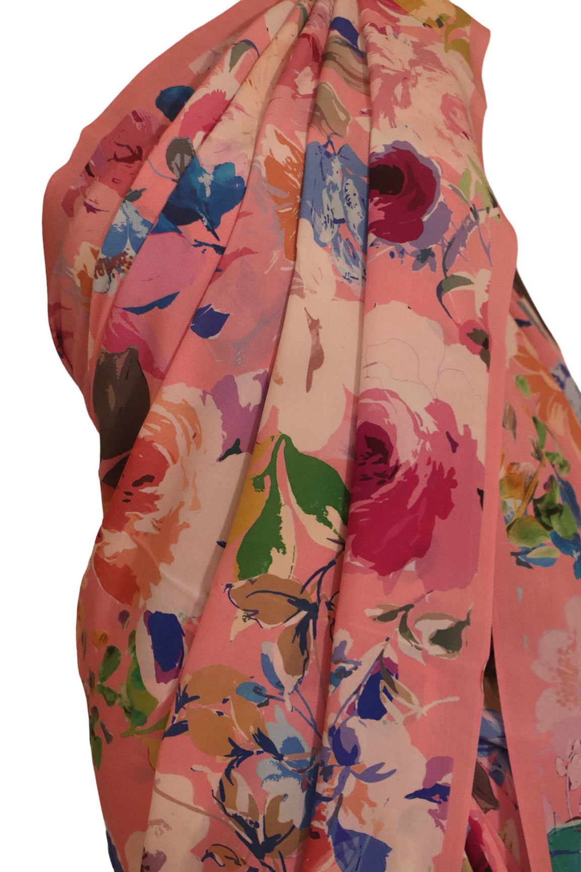Floral Exclusive Pure Crepe Silk Saree AJ206287
