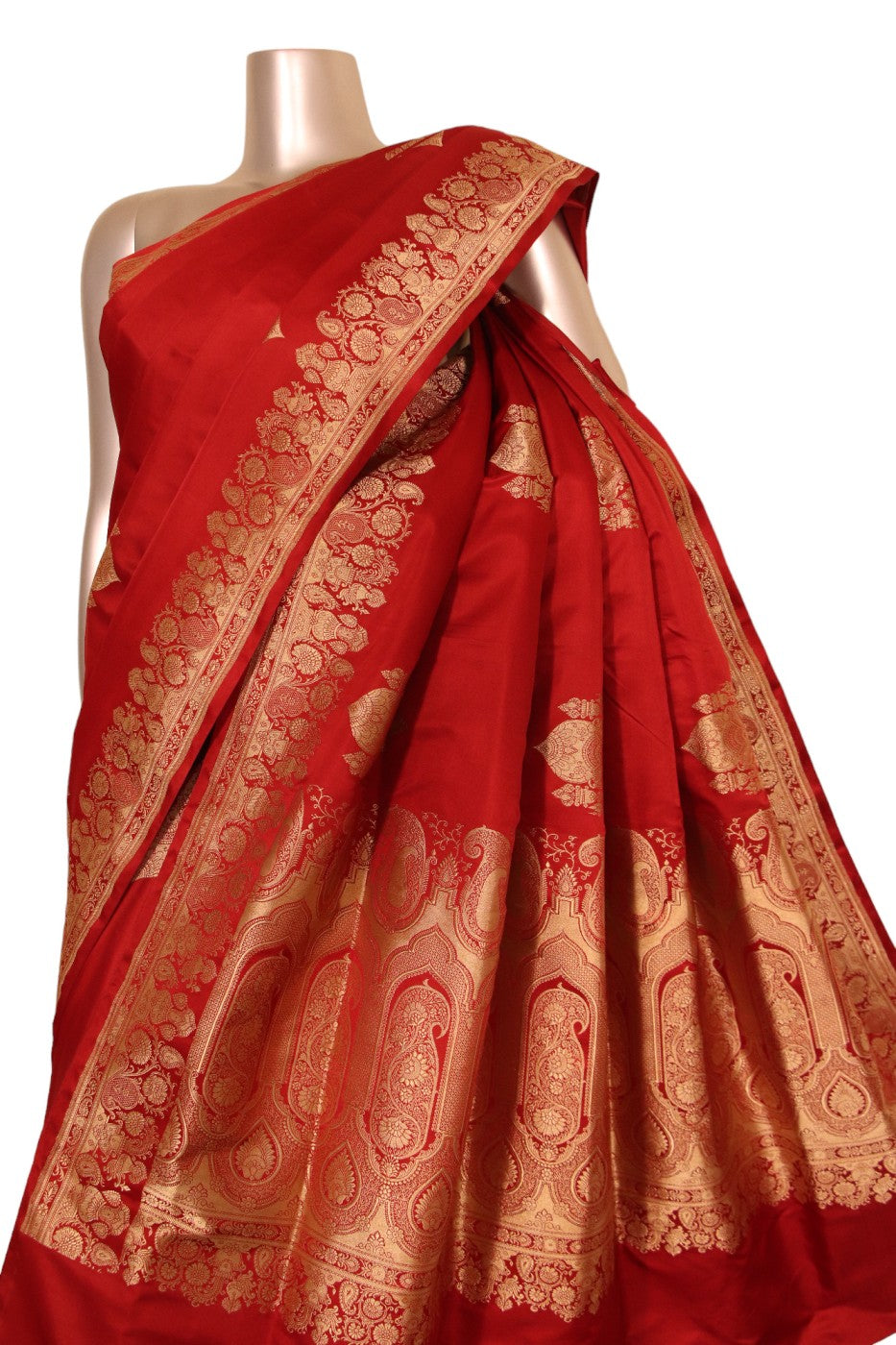 Exquisite Designer Wedding Banarasi Silk Saree AJ206383