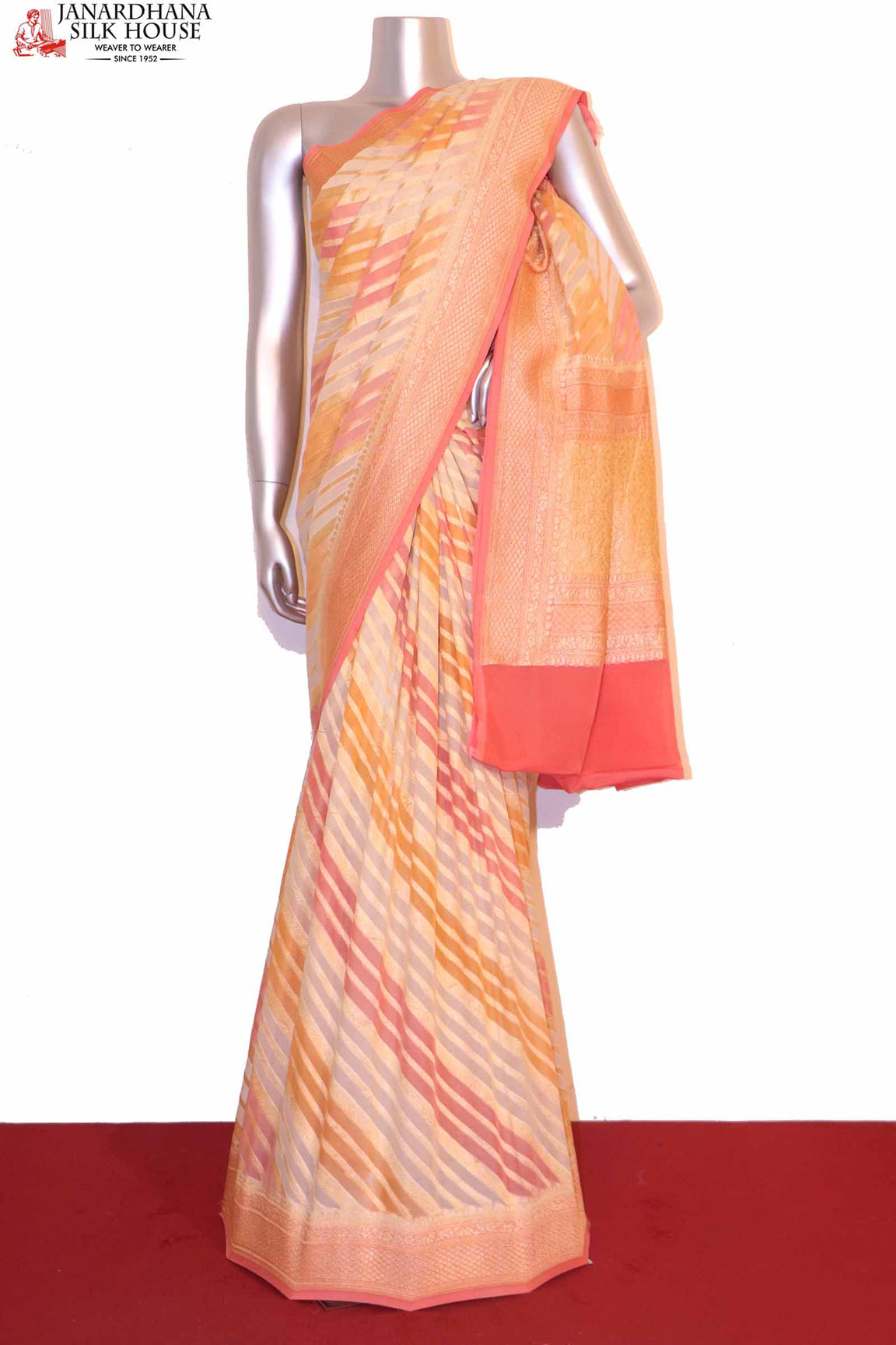 Designer Exclusive Banarasi Georgette Silk Saree AI200386