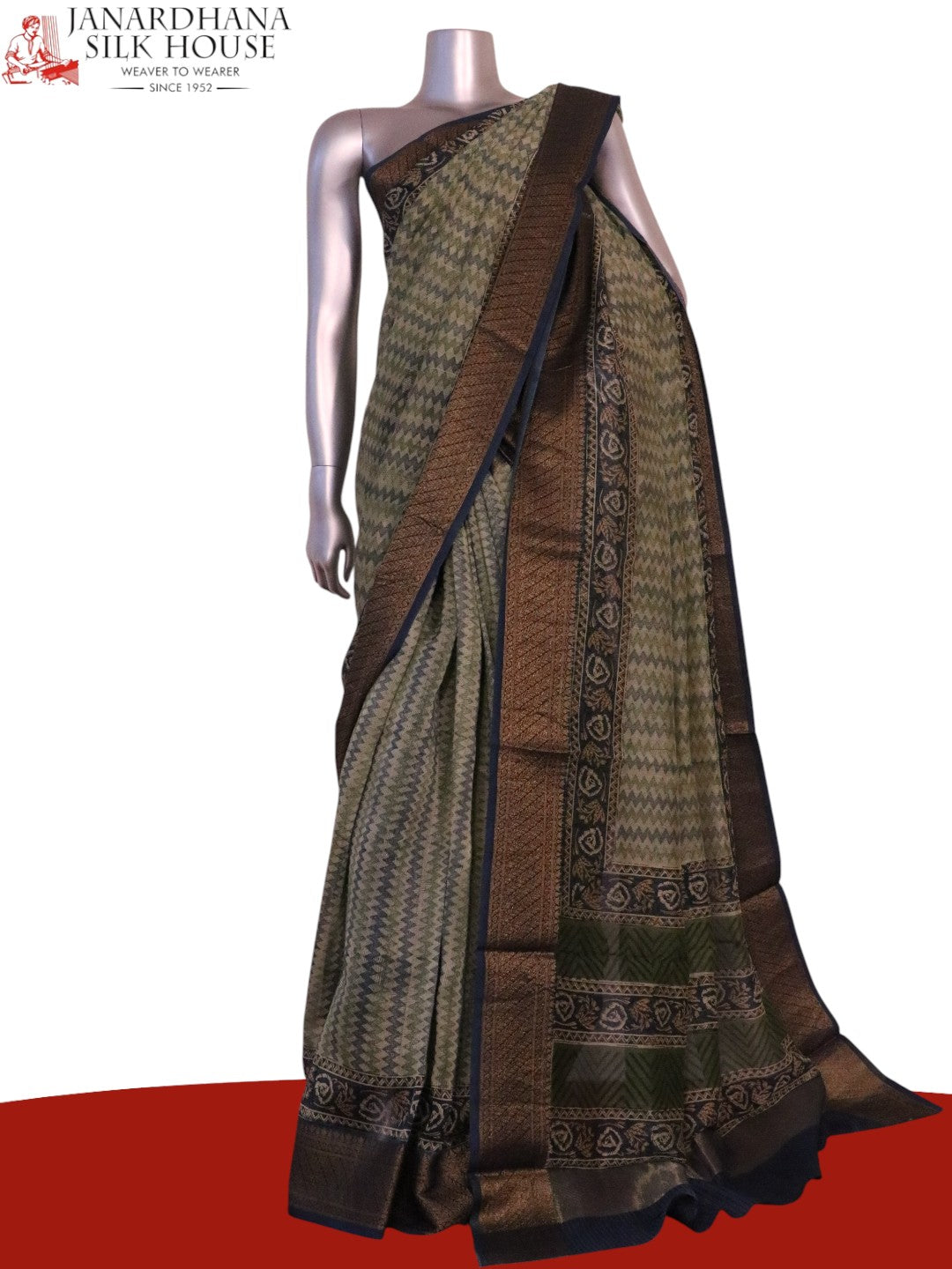 Exclusive Pure Chanderi Cotton Saree AL205628
