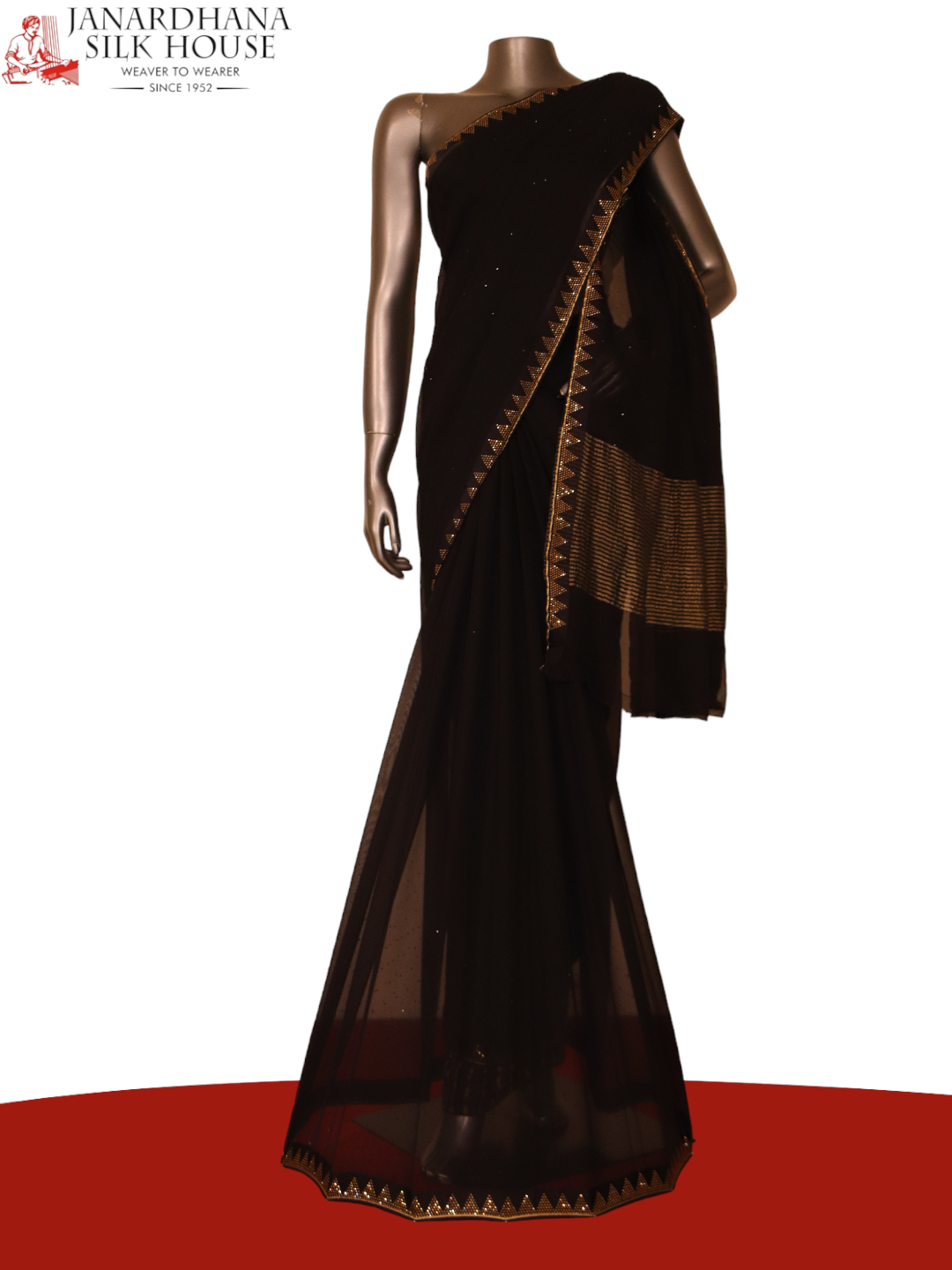 Exclusive Party Wear Pure Silk Chiffon AJ211849