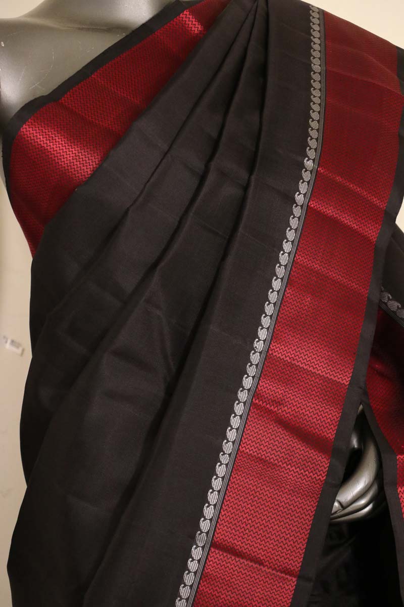 Thread Weave Handloom Kanjeevaram Silk Saree AJ200937