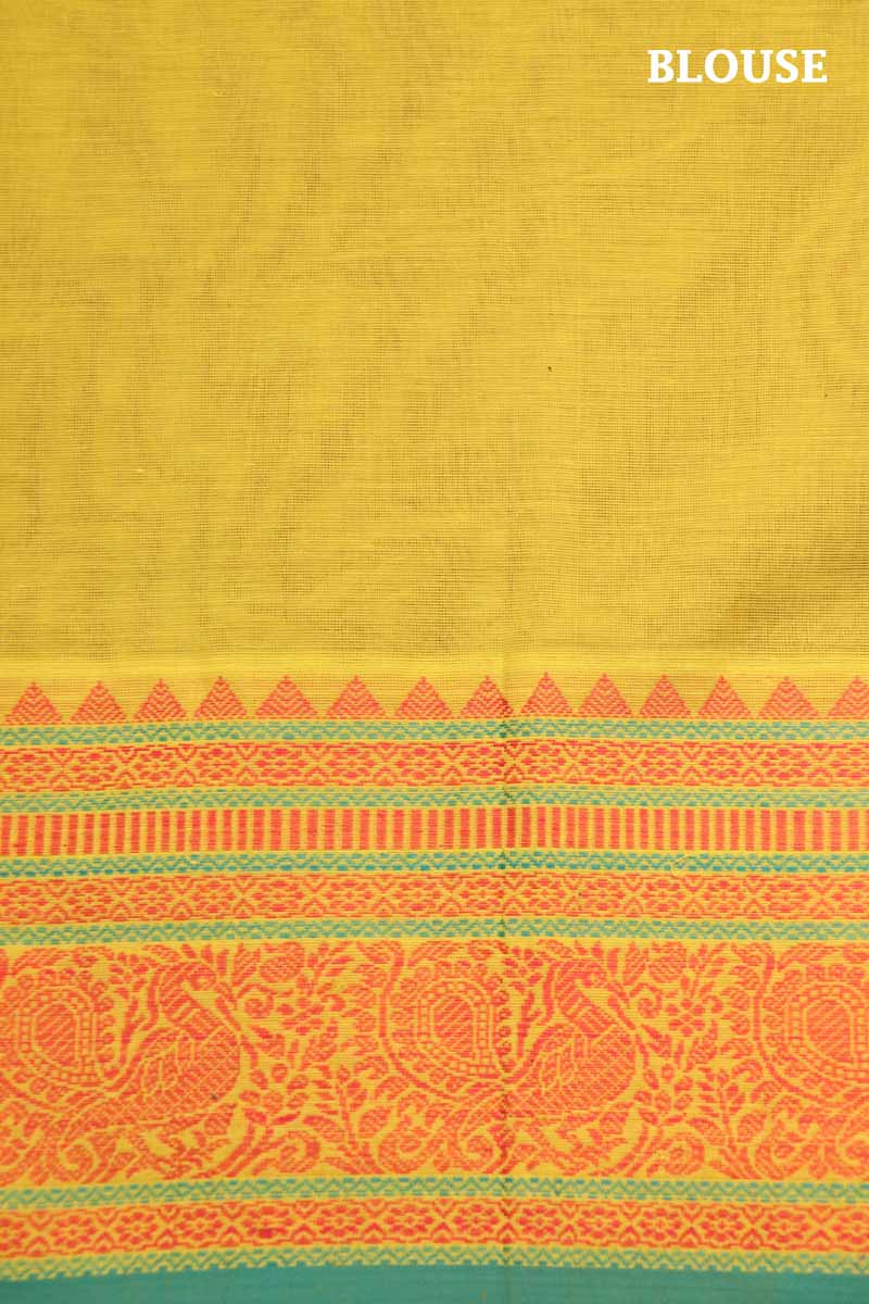 Village Thread Weave Silk Cotton Saree AG201116