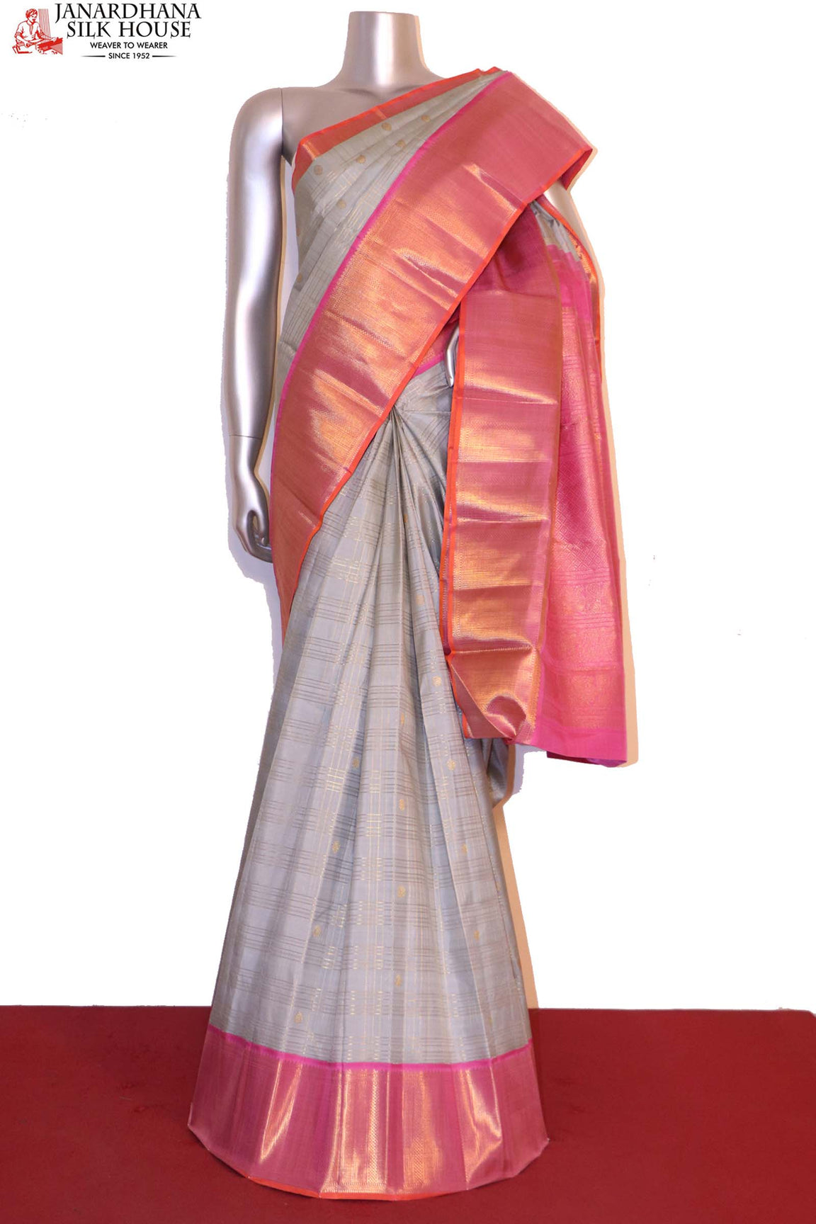 Bridal Kanjeevaram Silk Saree AI209342