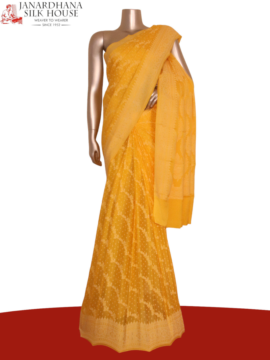 Thread Weave Pure Crepe Silk Saree AJ211905