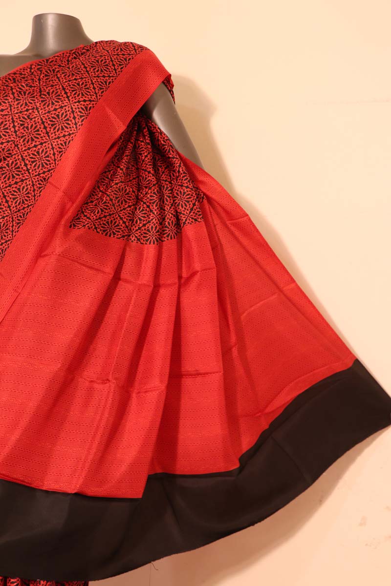 Exclusive Pure Printed Silk Saree-Finest Quality AH204860