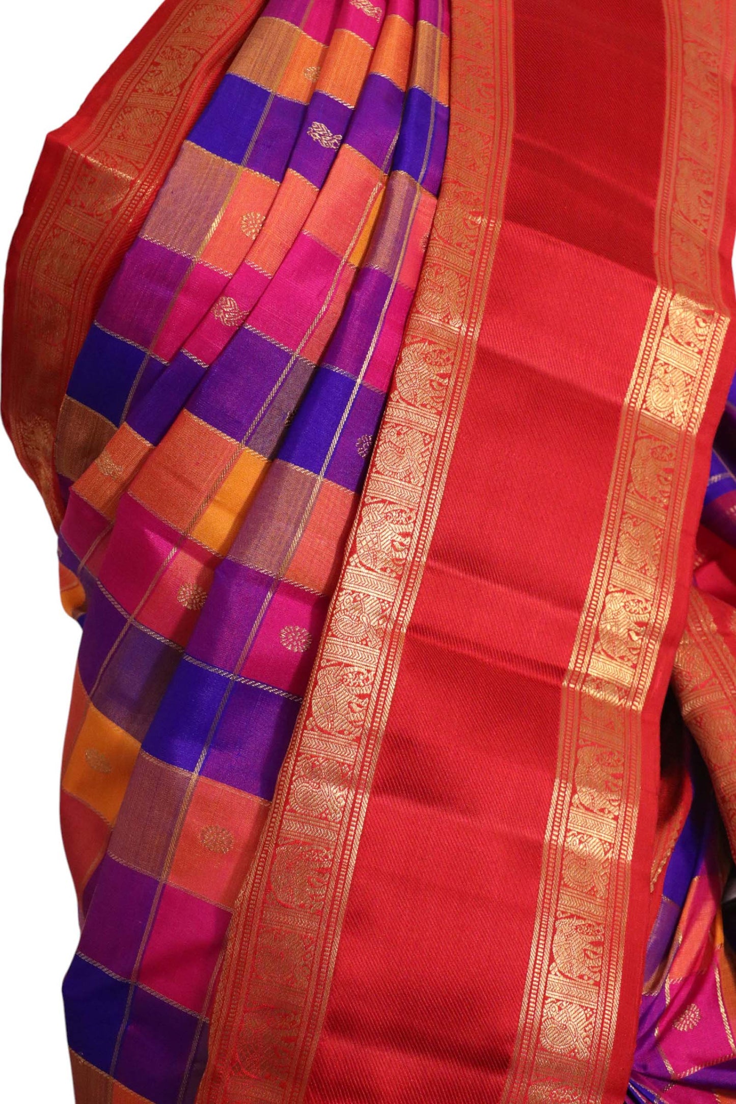 pure handloom kanjeevaram silk saree al203117