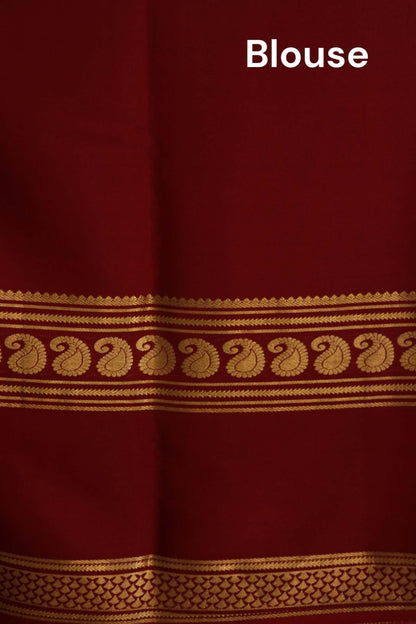 Pure Mysore Crepe Silk Saree AK212264