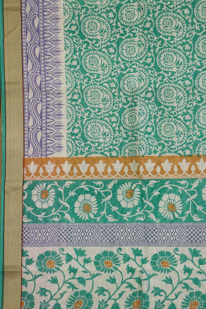 Printed Pure Cotton Saree AB201172