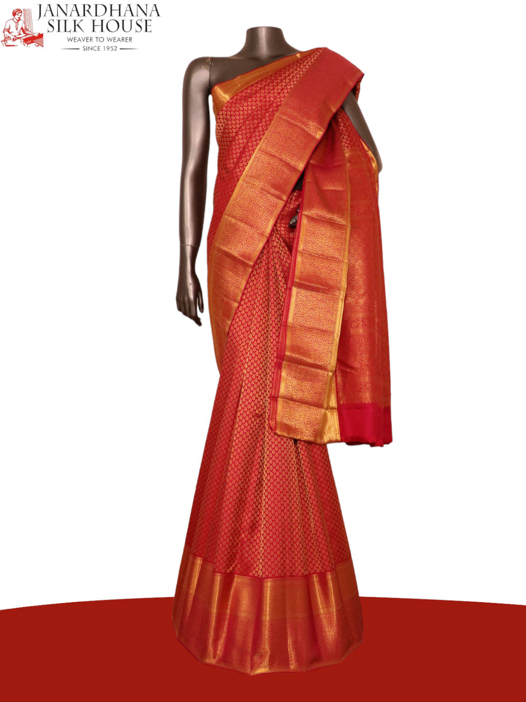 Bridal Wedding Kanjeevaram Silk Saree AJ206403