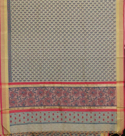 Printed Pure Cotton Saree AI207817