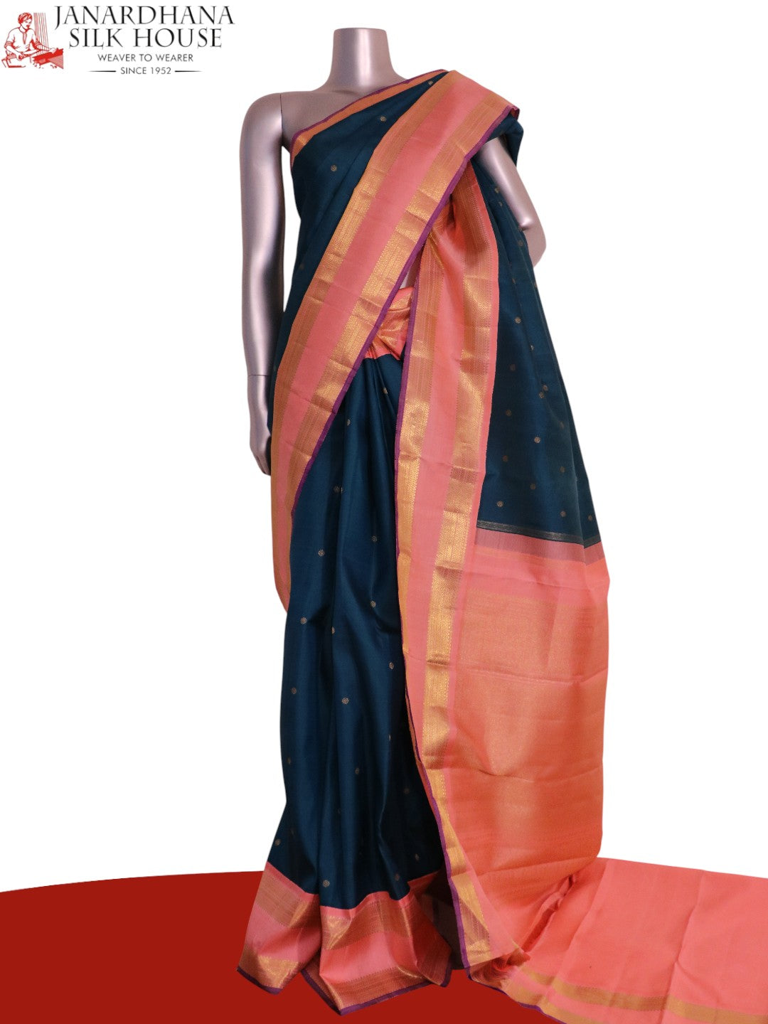 Pure Handloom Kanjeevaram Silk Saree AL212273